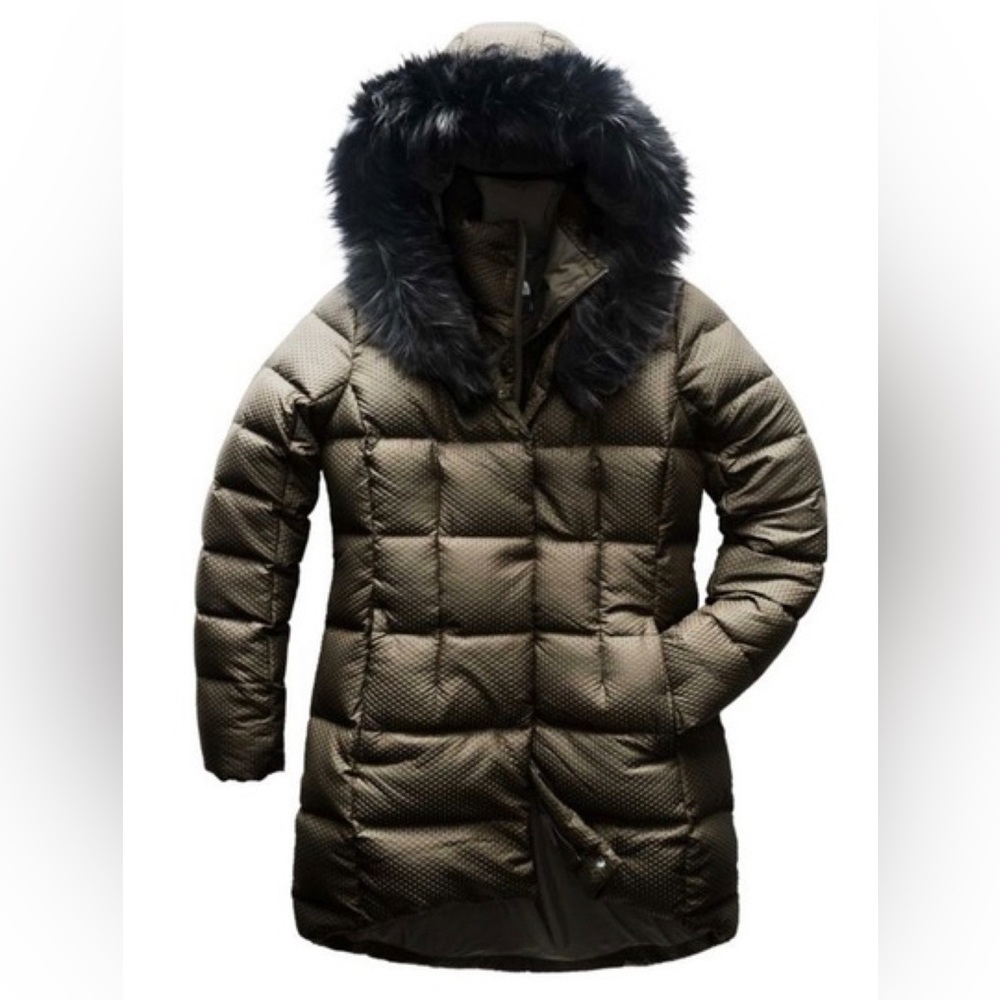 The North Face Hey Mama Parkina in Taupe Green Size M